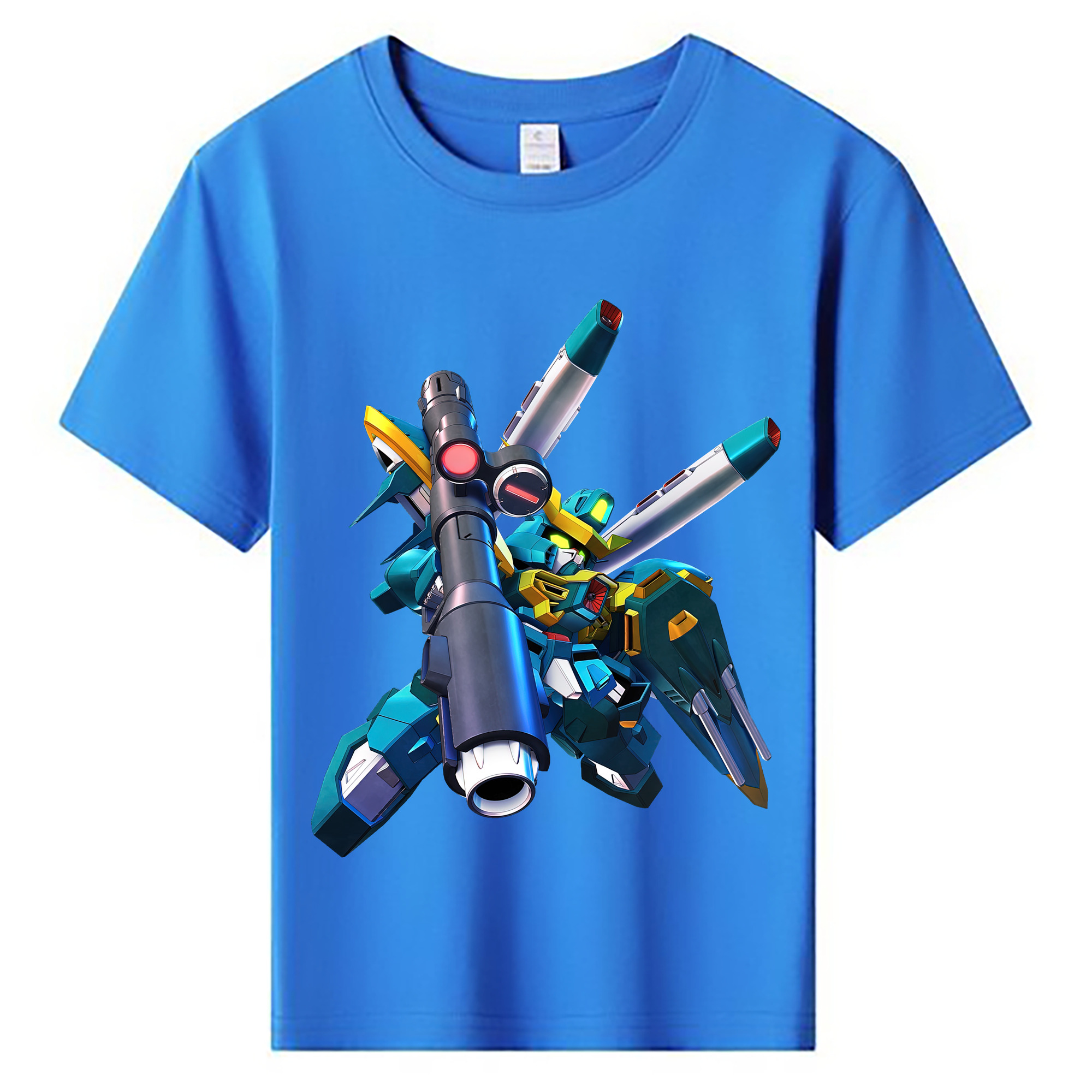 （画像用） 機動戦士ガンダム Mobile Suit Gundam 綿100％キッズTシャツ（フロントプリント）